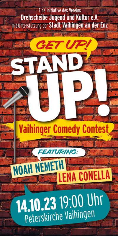 Flyer Comedy Contest Vorderseite