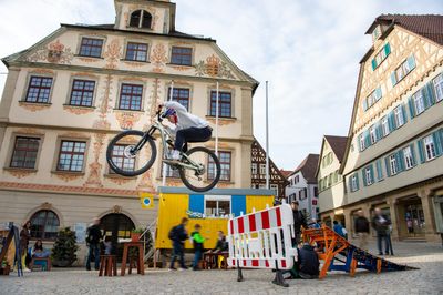 Vorführung auf dem Marktplatz