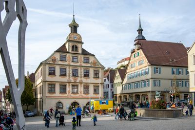 Vorführung auf dem Marktplatz